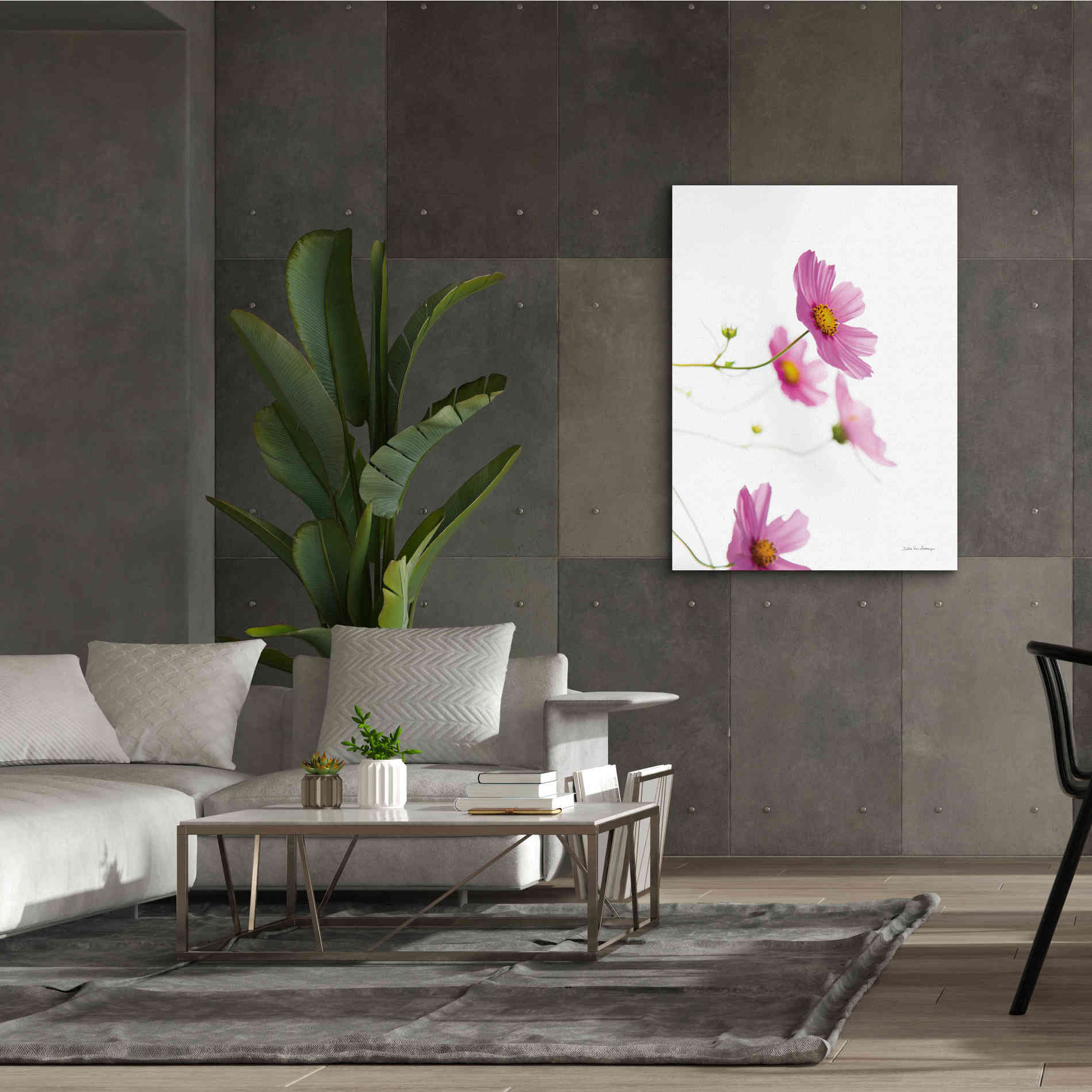 'Pale Cosmos I' by Debra Van Swearingen, Canvas Wall Art,40 x 54
