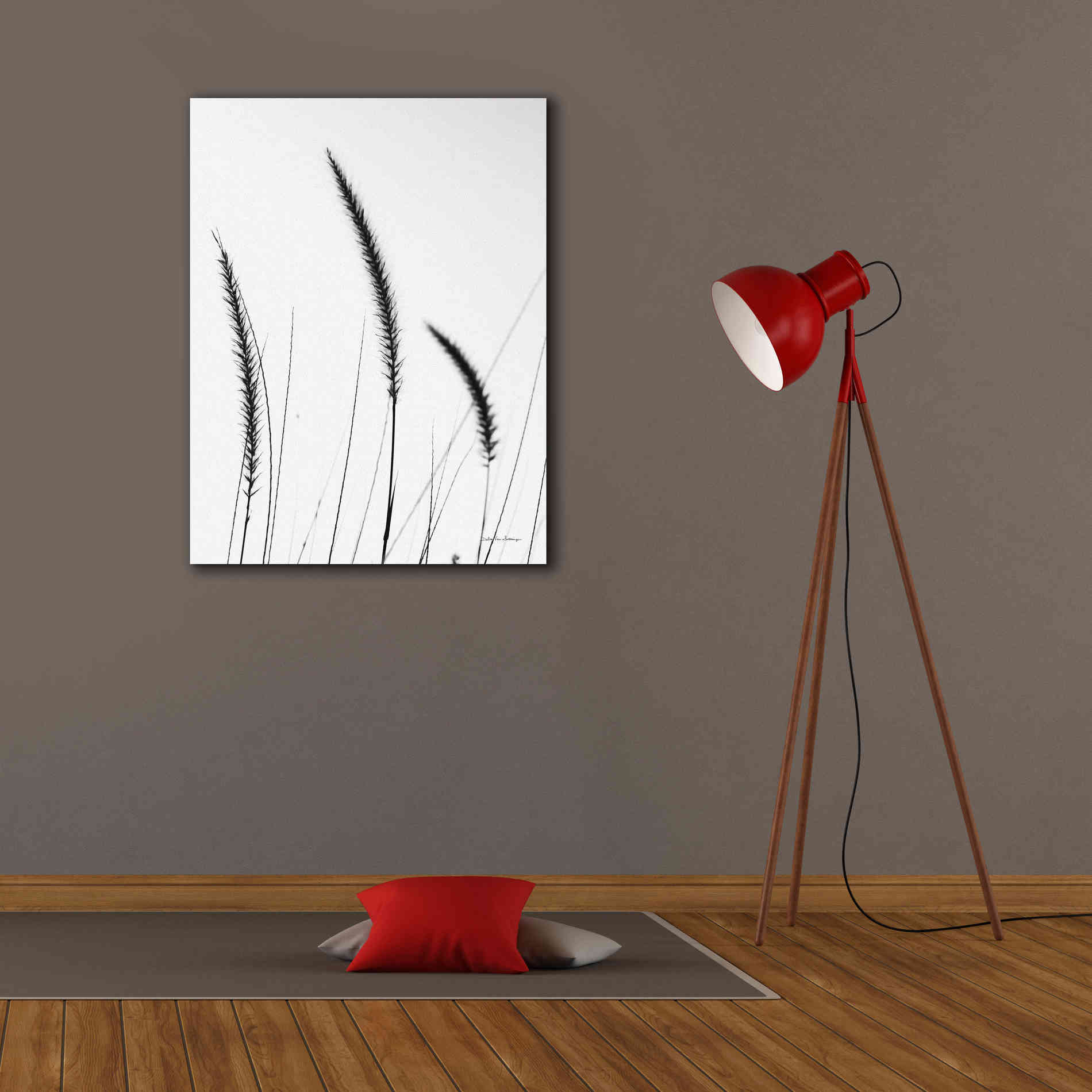 'Field Grasses IV White' by Debra Van Swearingen, Canvas Wall Art,26 x 34