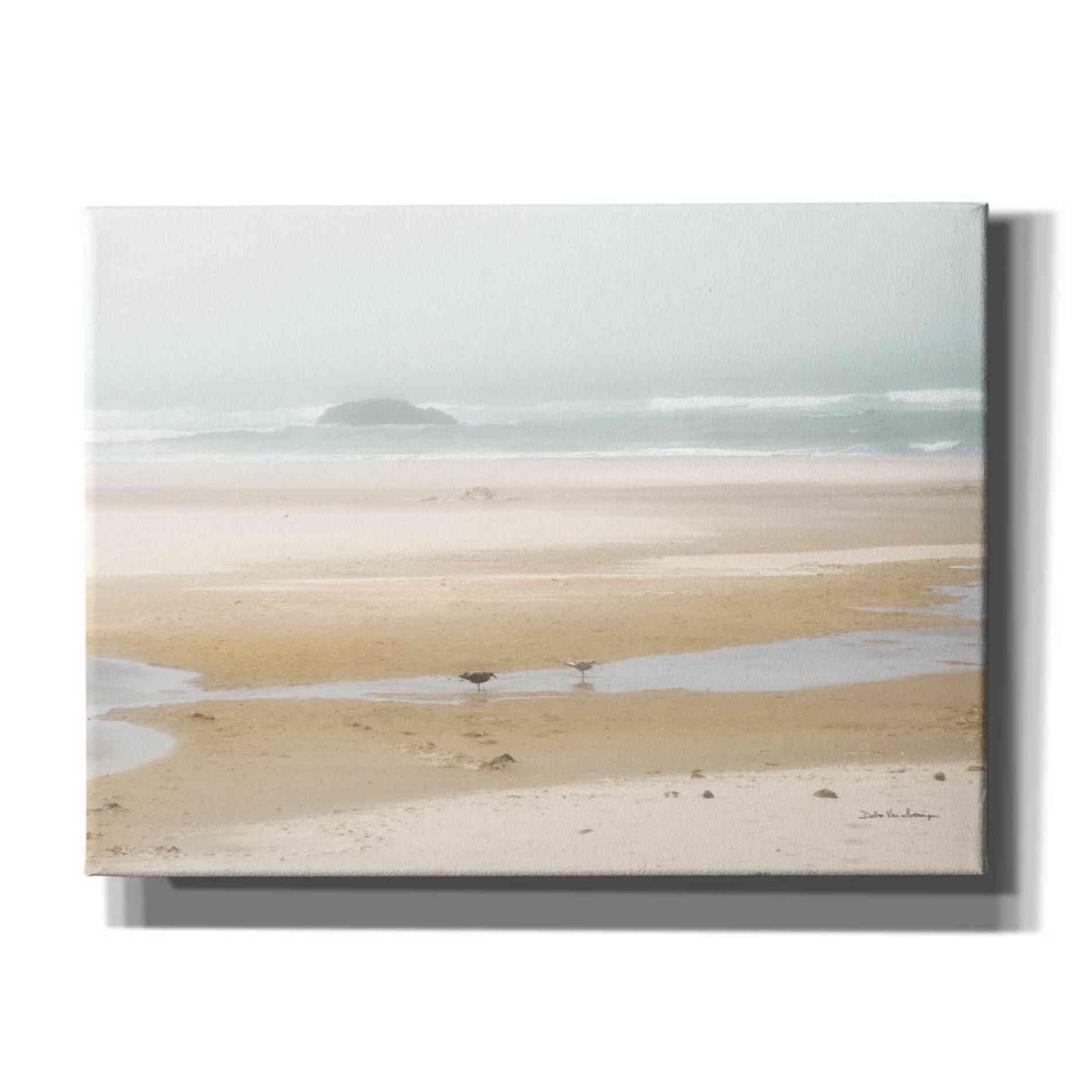'Cold Beach I' by Debra Van Swearingen, Canvas Wall Art,16x12x1.1x0,26x18x1.1x0,34x26x1.74x0,54x40x1.74x0