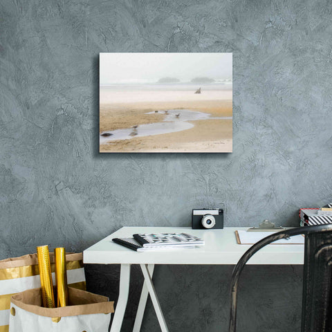 Image of 'Cold Beach II' by Debra Van Swearingen, Canvas Wall Art,16 x 12