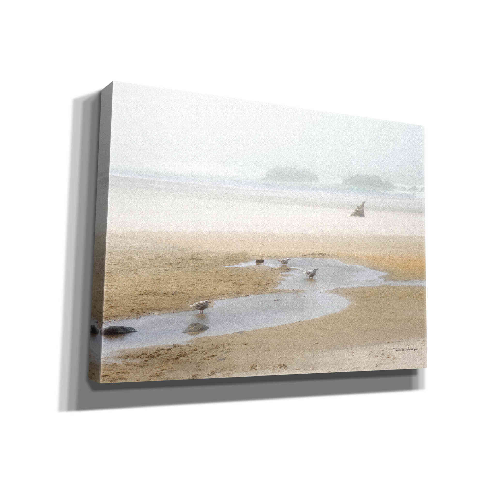 'Cold Beach II' by Debra Van Swearingen, Canvas Wall Art,16x12x1.1x0,26x18x1.1x0,34x26x1.74x0,54x40x1.74x0