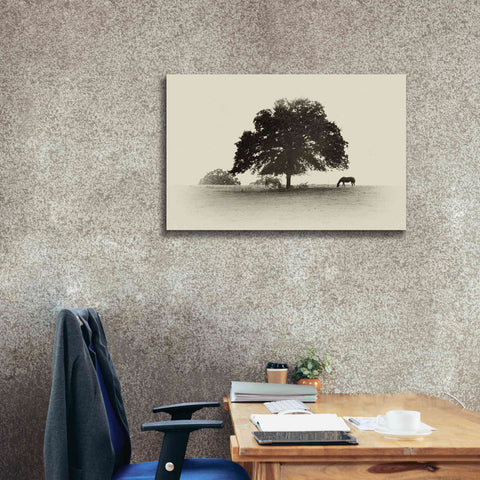 Image of 'Horses and Trees I' by Debra Van Swearingen, Canvas Wall Art,40 x 26