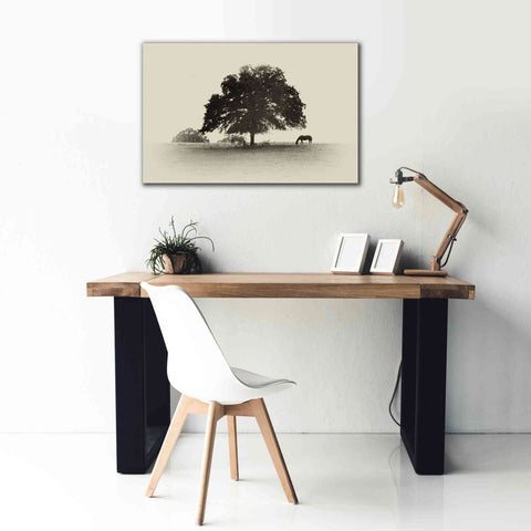 Image of 'Horses and Trees I' by Debra Van Swearingen, Canvas Wall Art,40 x 26