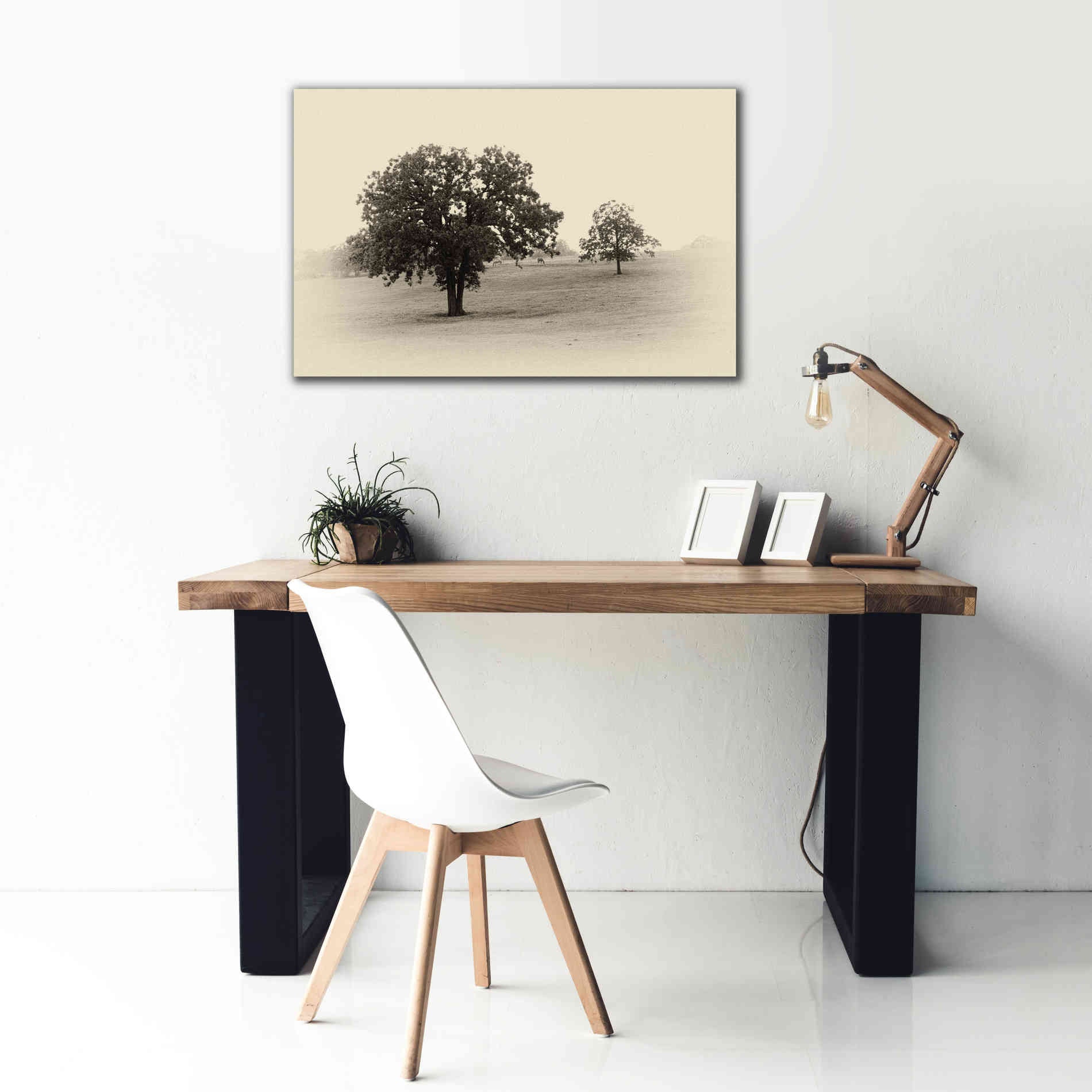 'Horses and Trees II' by Debra Van Swearingen, Canvas Wall Art,40 x 26