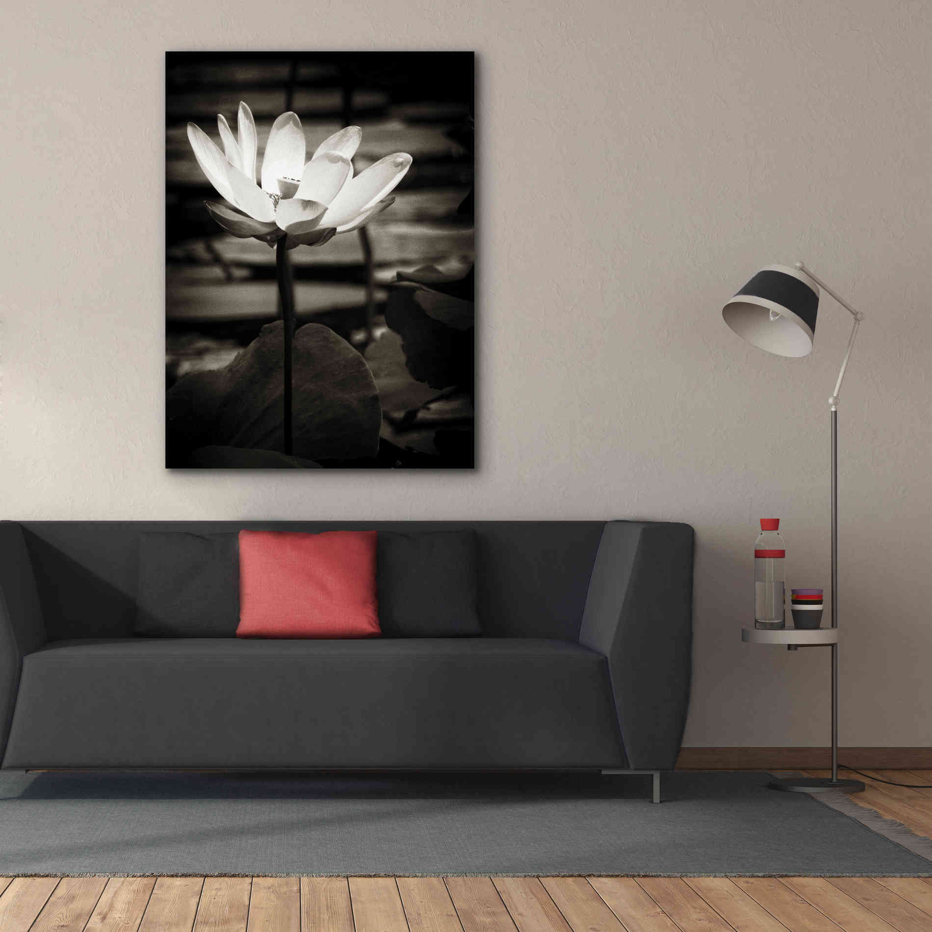 'Lotus Flower VIII' by Debra Van Swearingen, Canvas Wall Art,40 x 54
