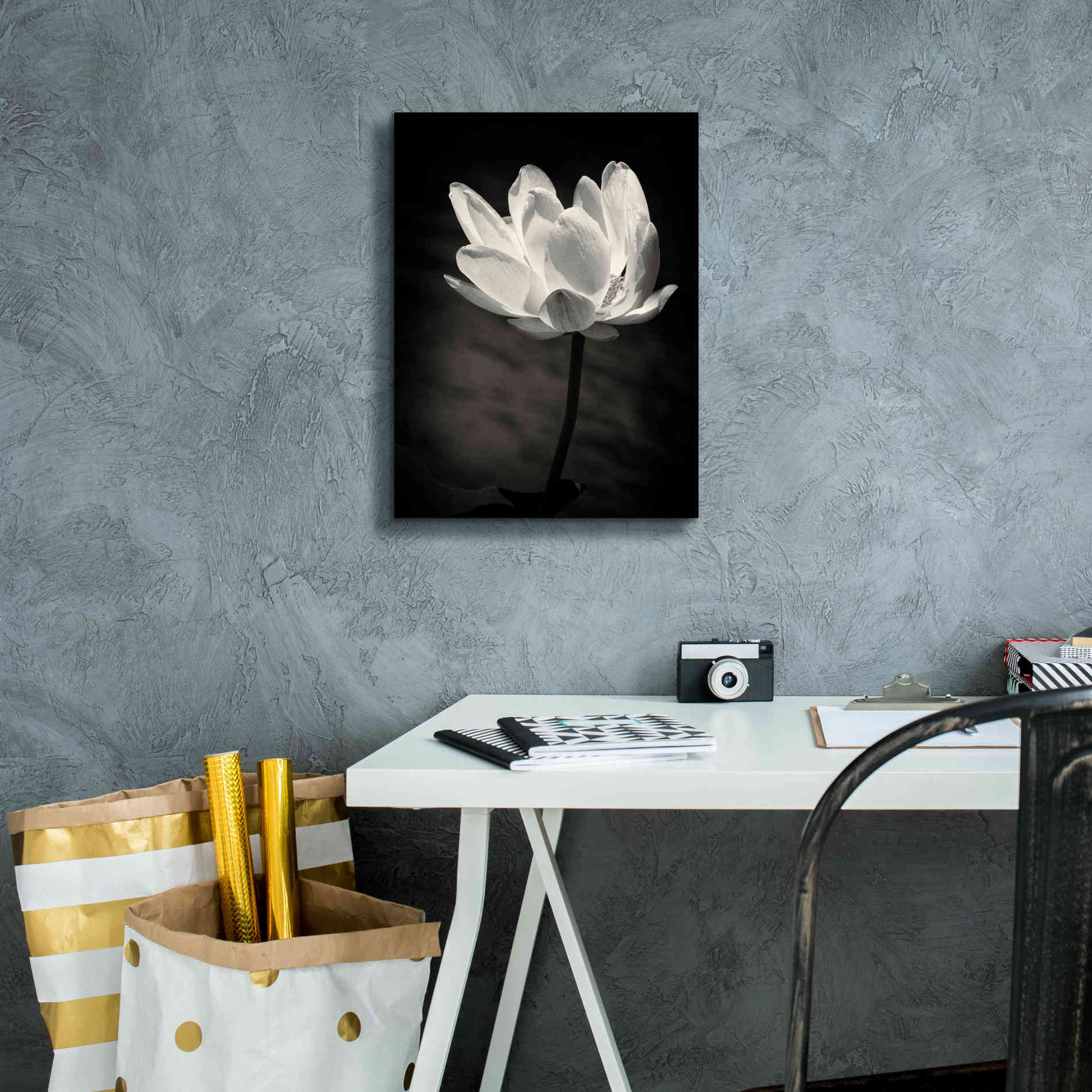 'Lotus Flower X' by Debra Van Swearingen, Canvas Wall Art,12 x 16