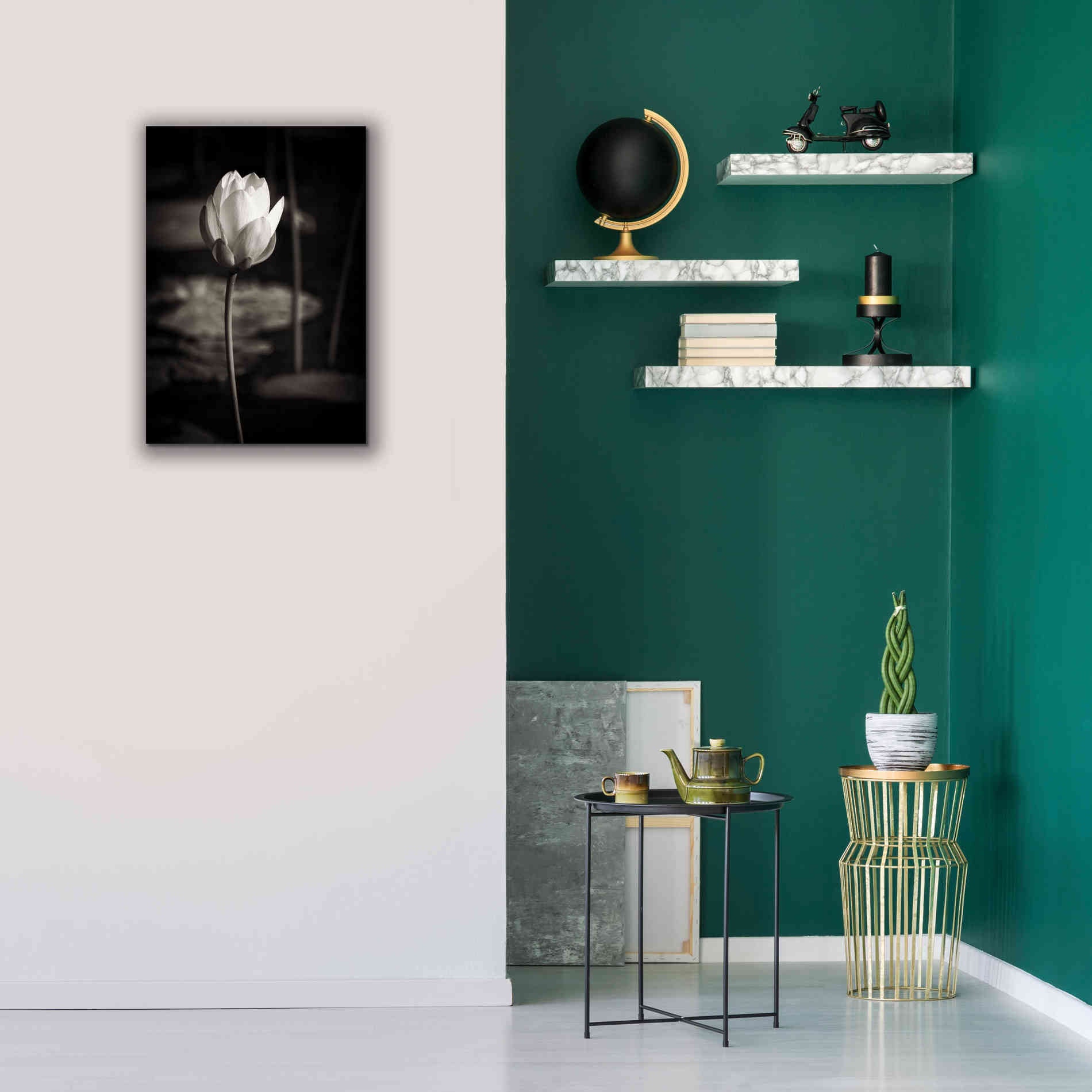 'Lotus Flower VI' by Debra Van Swearingen, Canvas Wall Art,18 x 26