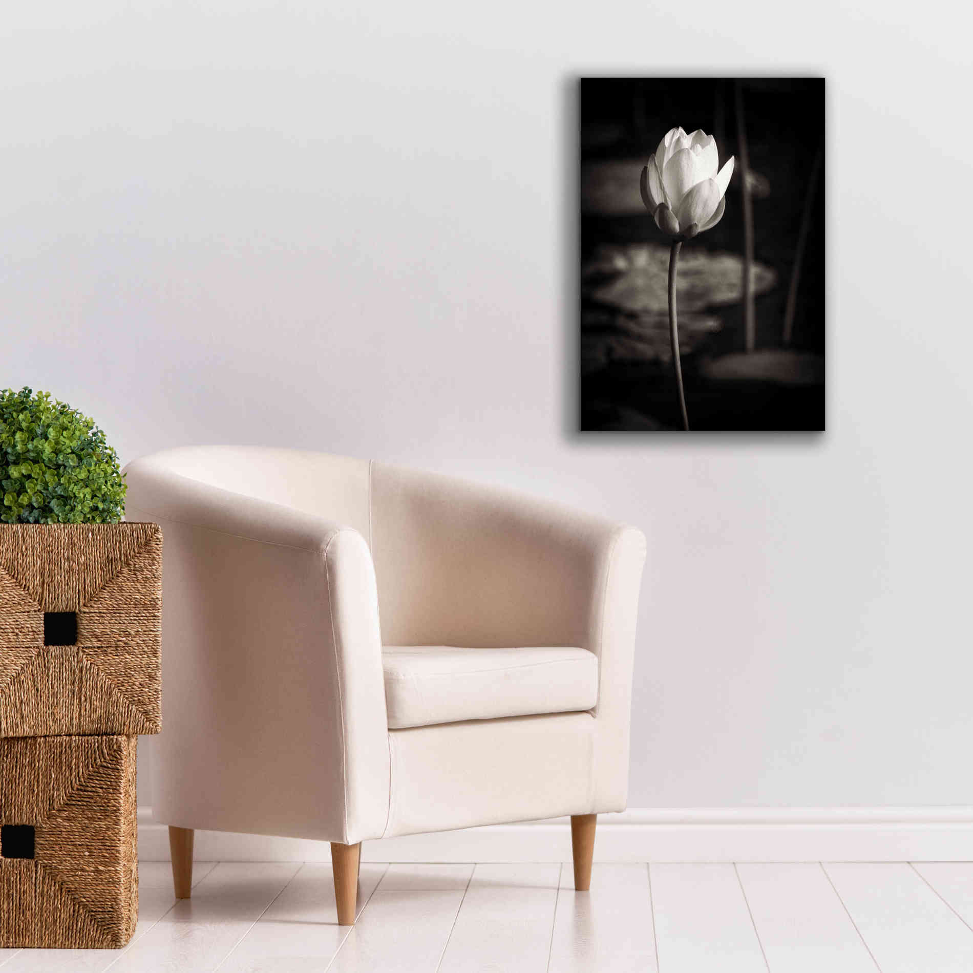 'Lotus Flower VI' by Debra Van Swearingen, Canvas Wall Art,18 x 26
