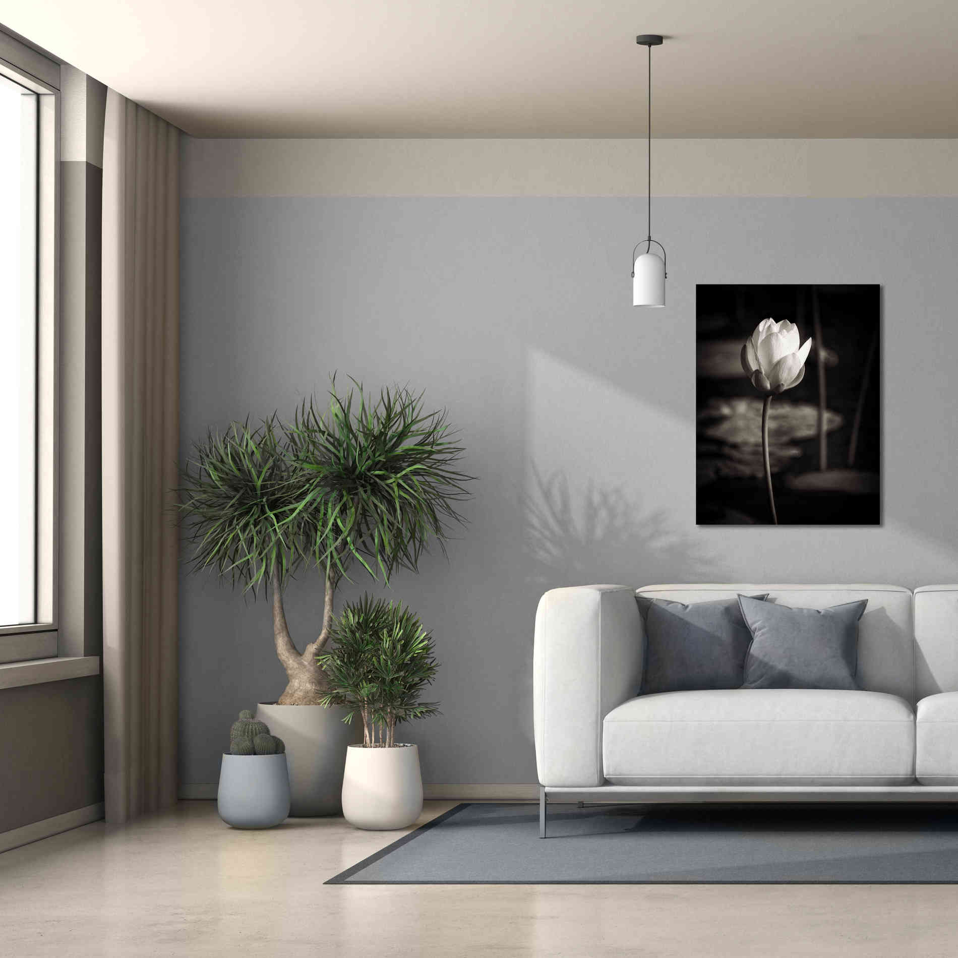 'Lotus Flower VI' by Debra Van Swearingen, Canvas Wall Art,26 x 34