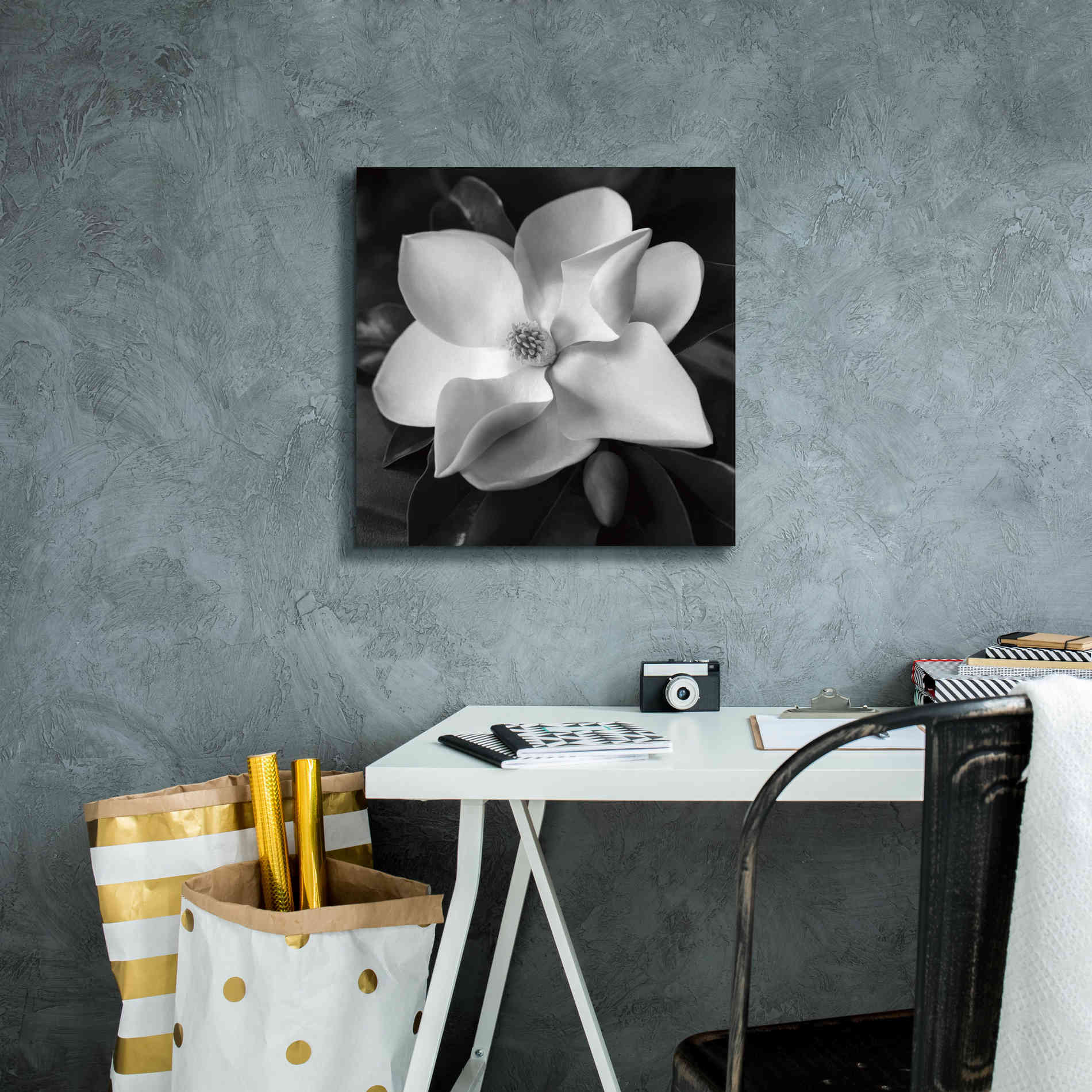 'Magnolia' by Debra Van Swearingen, Canvas Wall Art,18 x 18