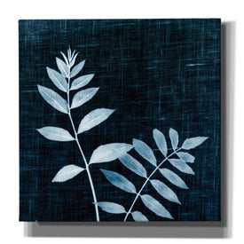 'Leaves on Linen II' by Debra Van Swearingen, Canvas Wall Art,12x12x1.1x0,18x18x1.1x0,26x26x1.74x0,37x37x1.74x0
