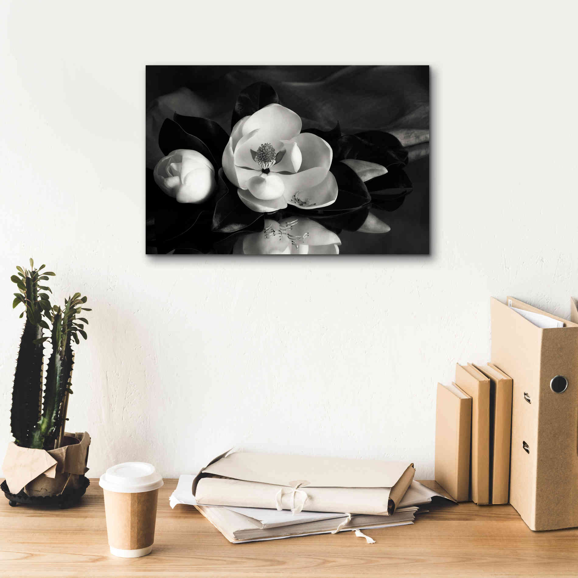 'Magnolia in Bloom' by Debra Van Swearingen, Canvas Wall Art,18 x 12
