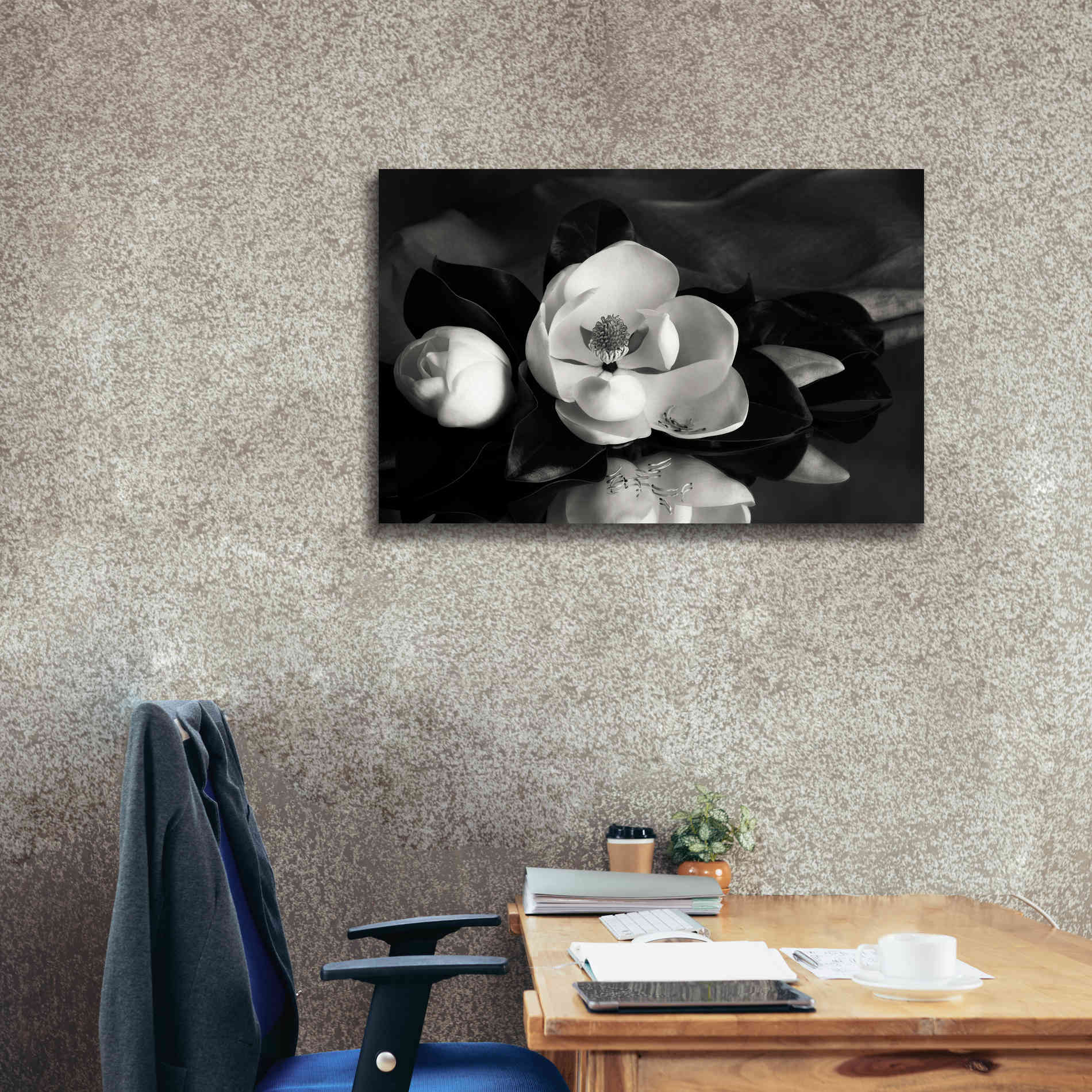 'Magnolia in Bloom' by Debra Van Swearingen, Canvas Wall Art,40 x 26