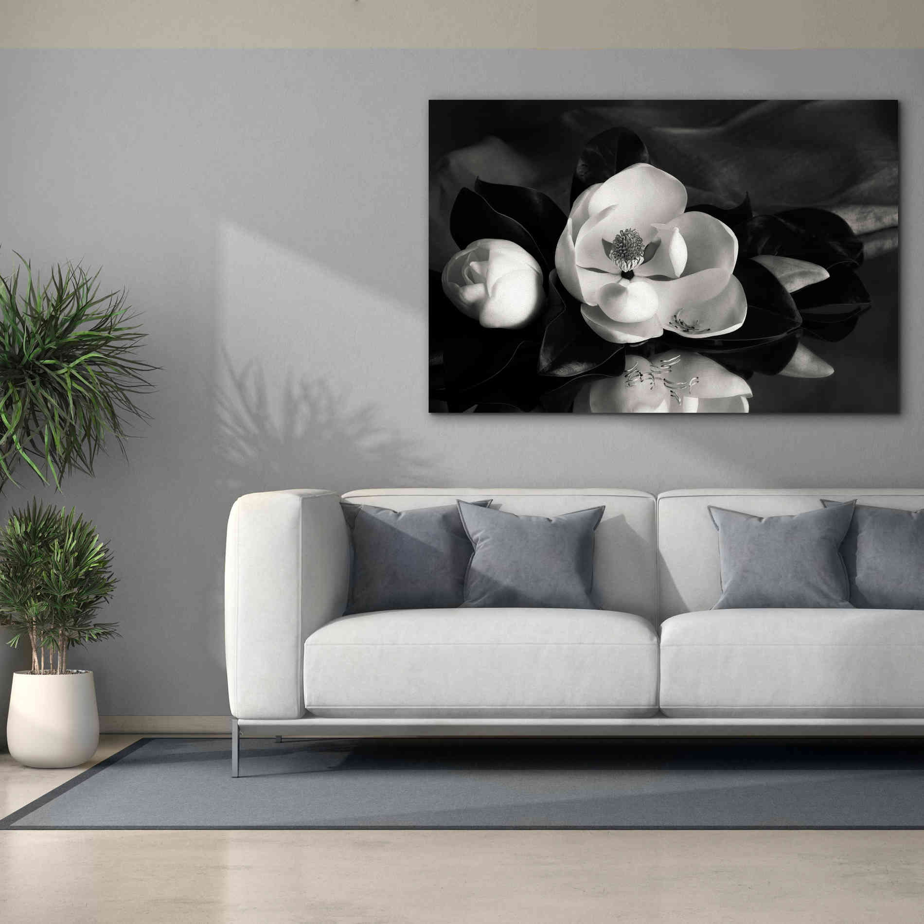 'Magnolia in Bloom' by Debra Van Swearingen, Canvas Wall Art,60 x 40
