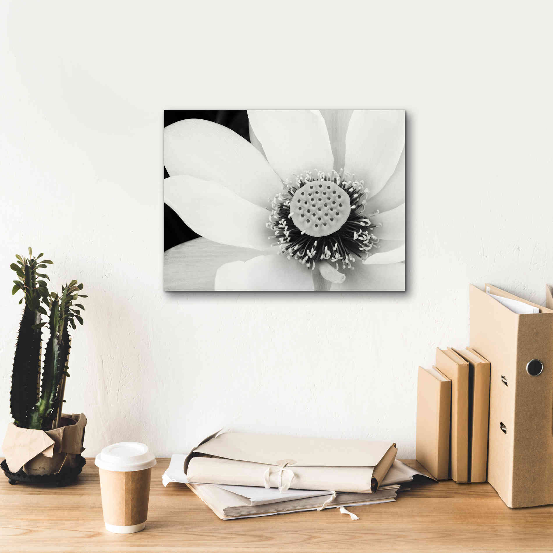 'Lotus Flower IV' by Debra Van Swearingen, Canvas Wall Art,16 x 12
