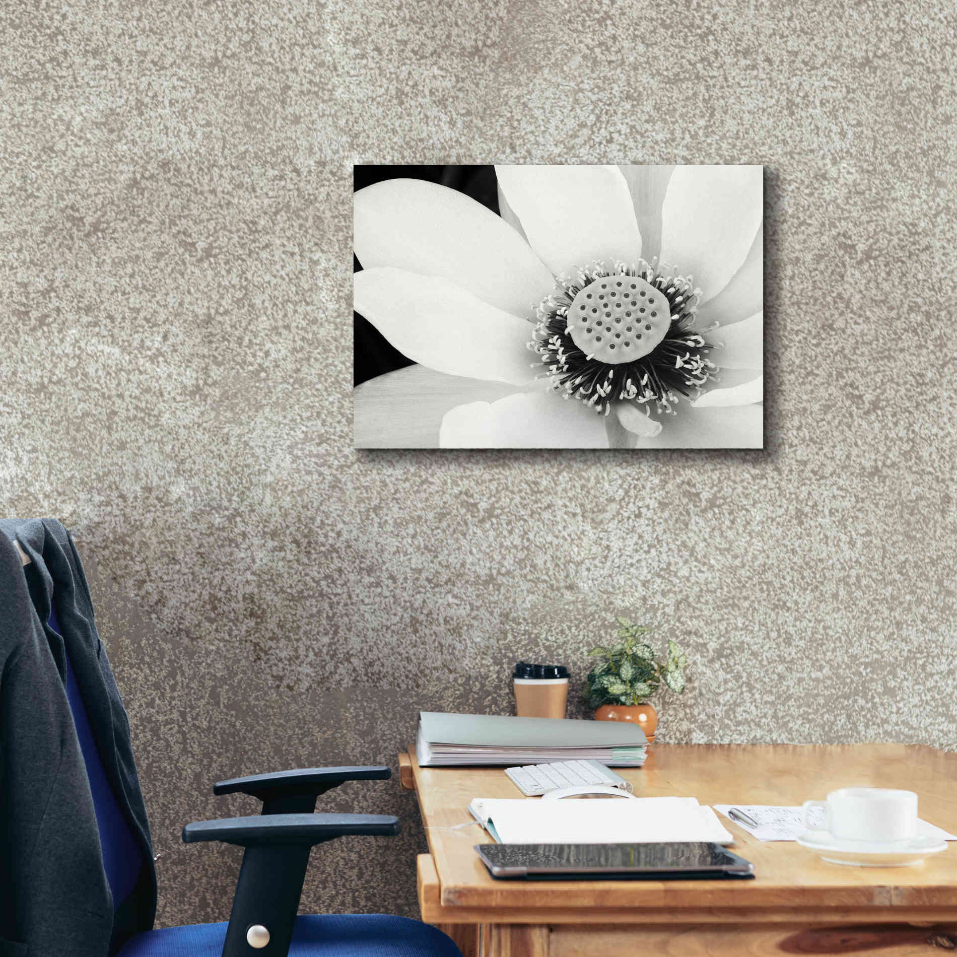 'Lotus Flower IV' by Debra Van Swearingen, Canvas Wall Art,26 x 18