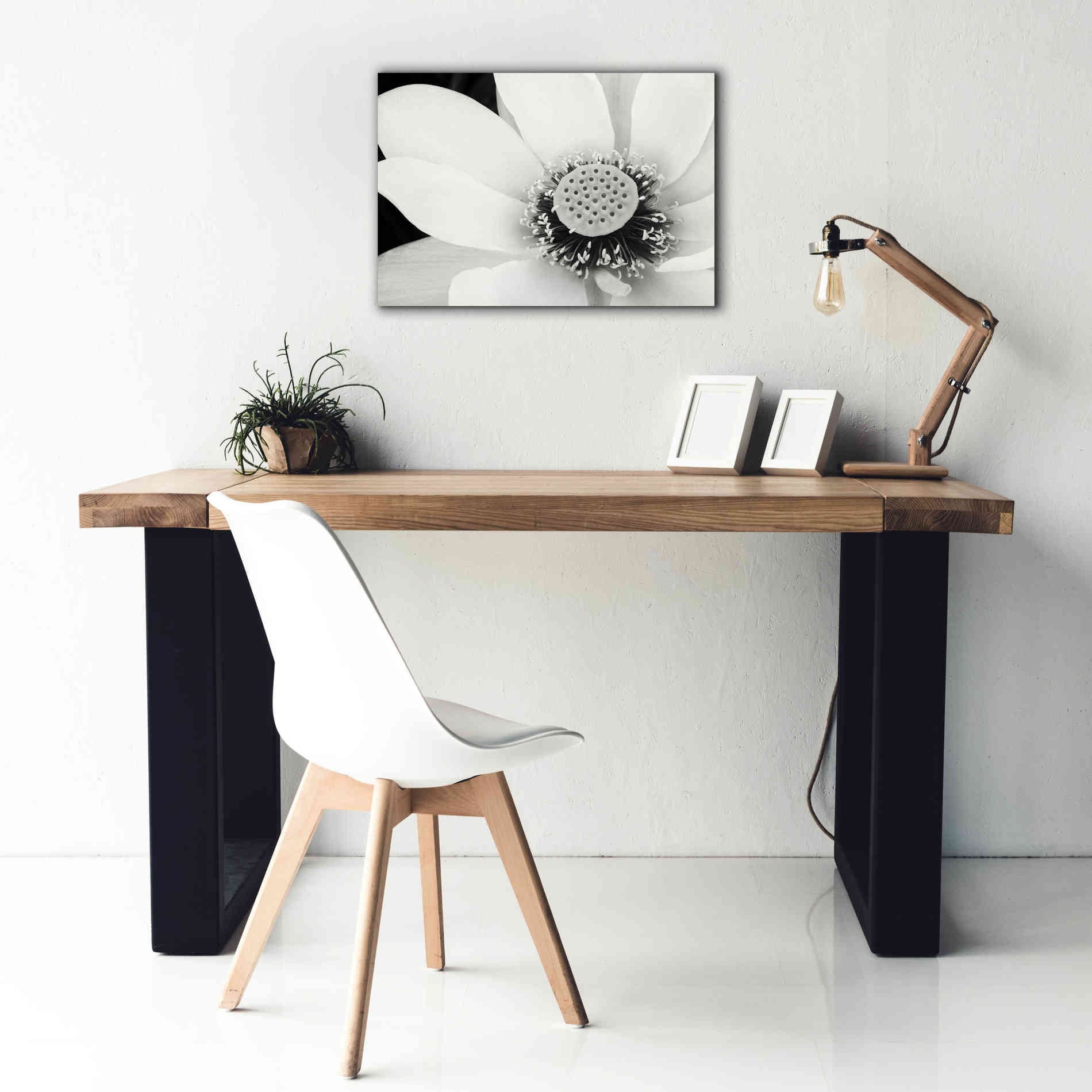 'Lotus Flower IV' by Debra Van Swearingen, Canvas Wall Art,26 x 18