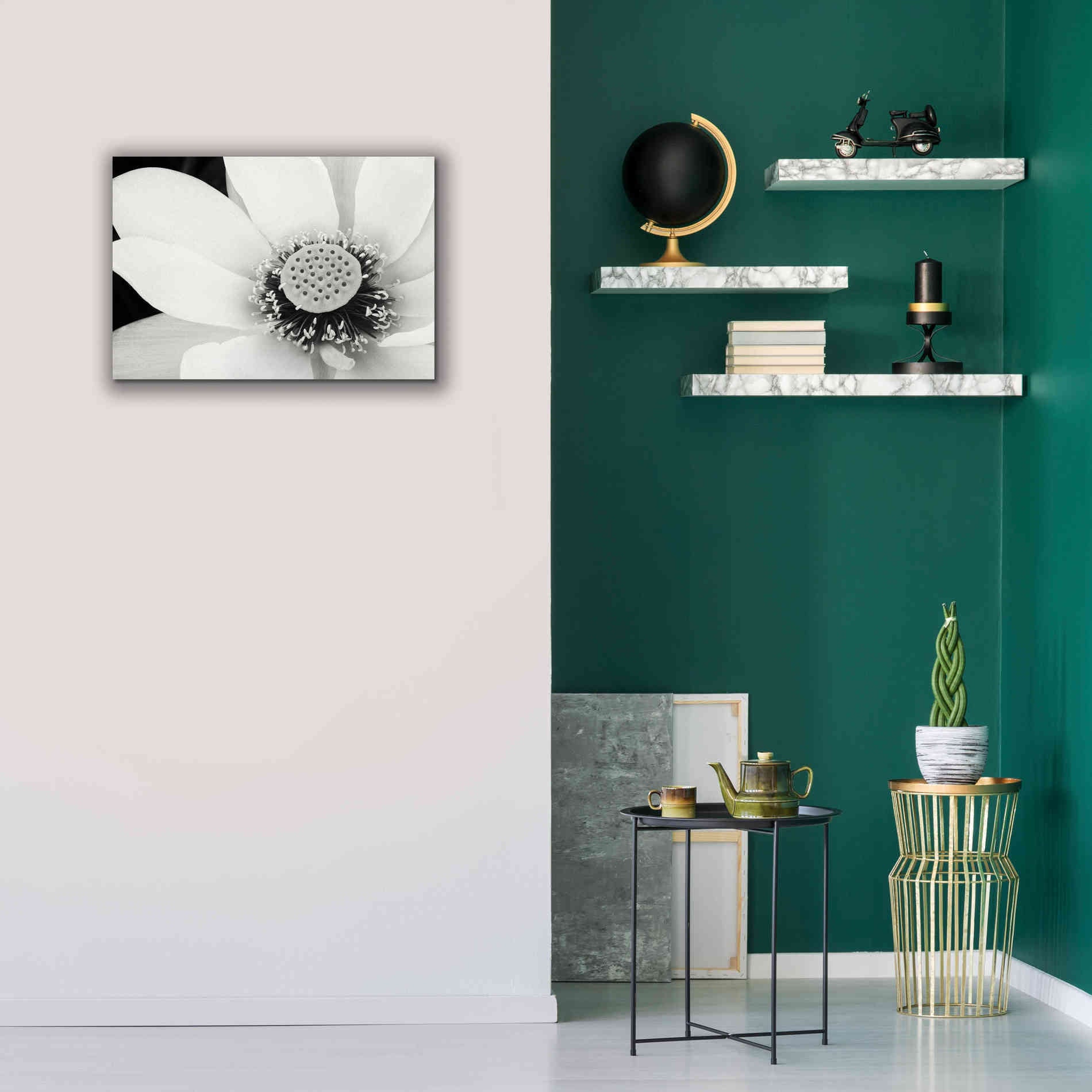'Lotus Flower IV' by Debra Van Swearingen, Canvas Wall Art,26 x 18