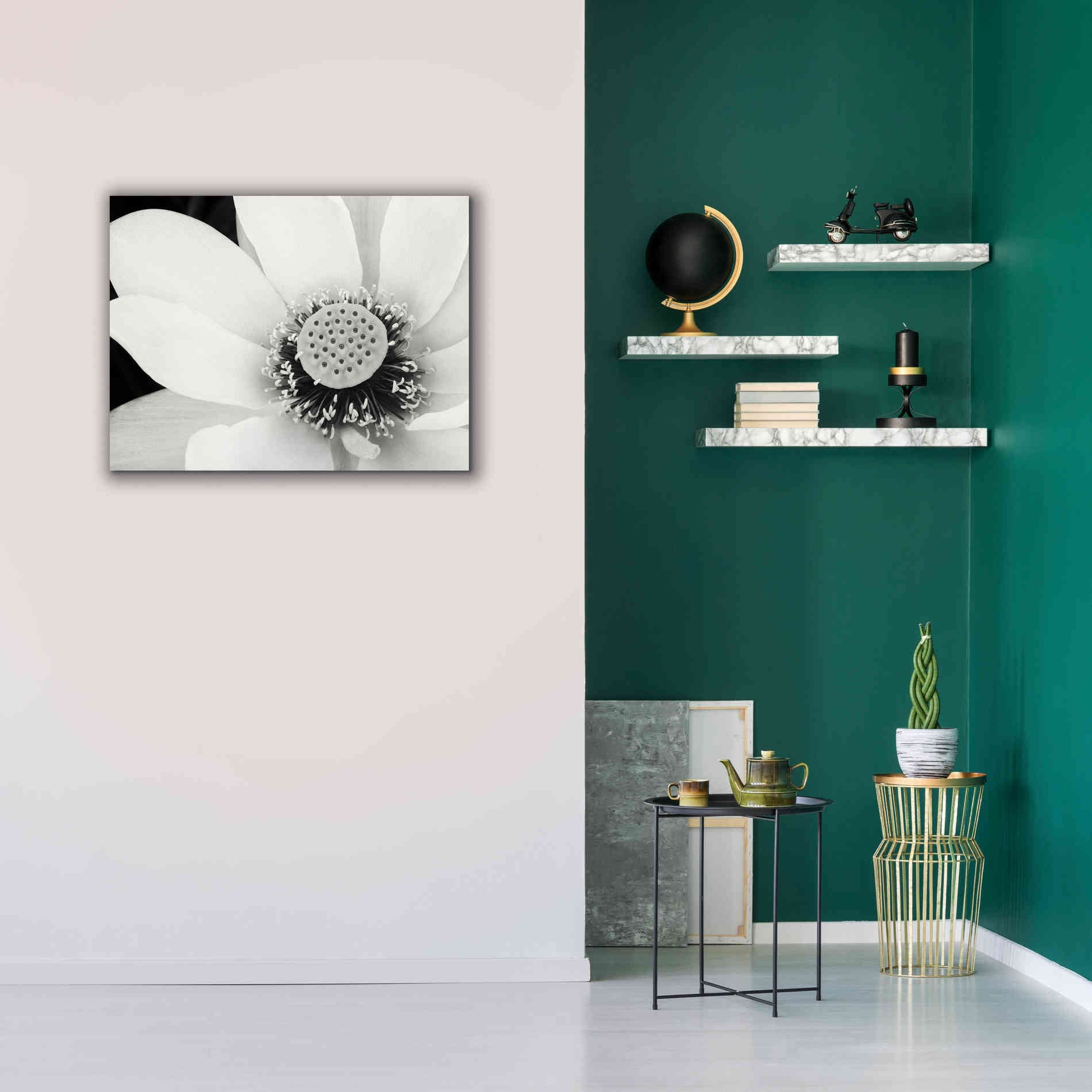'Lotus Flower IV' by Debra Van Swearingen, Canvas Wall Art,34 x 26