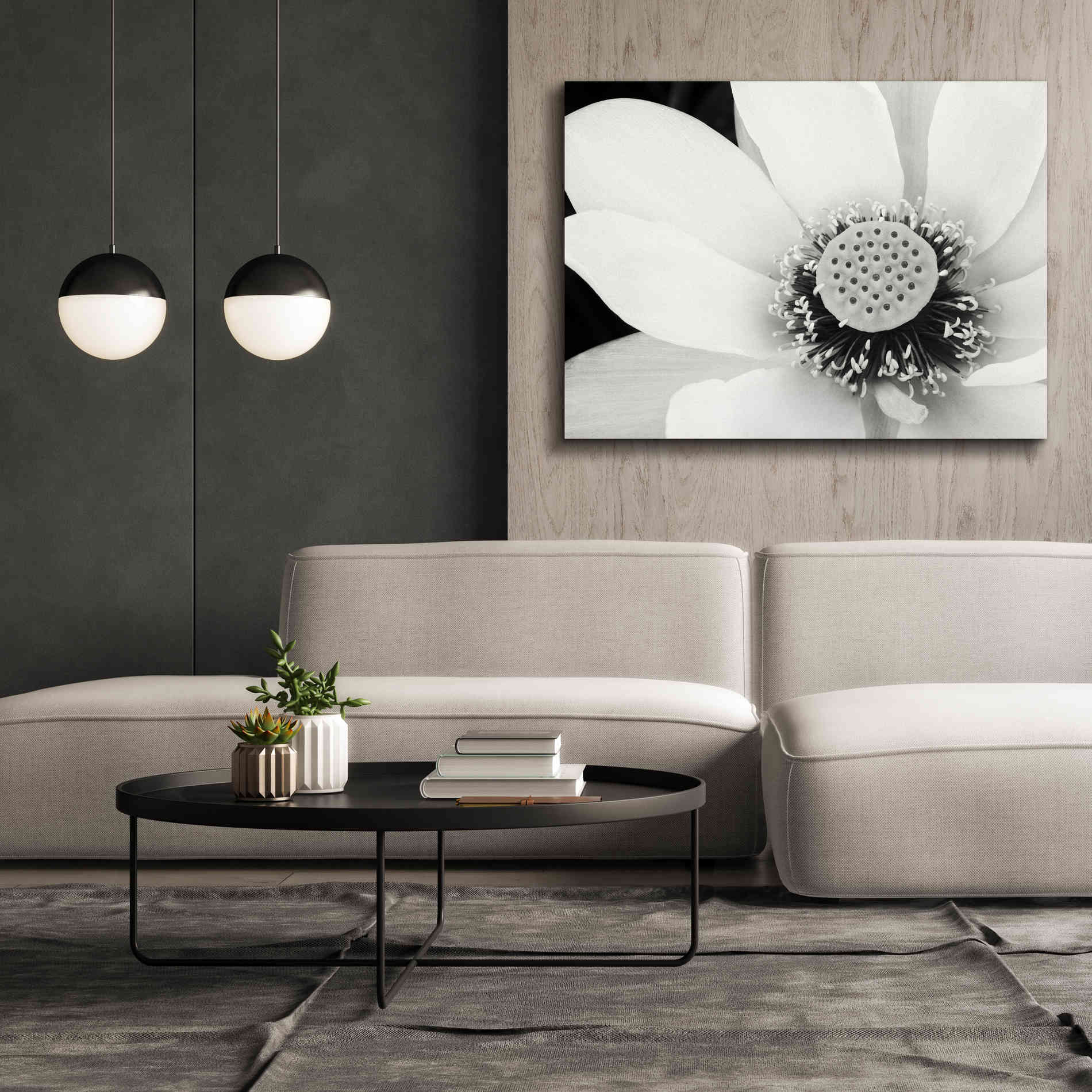 'Lotus Flower IV' by Debra Van Swearingen, Canvas Wall Art,54 x 40