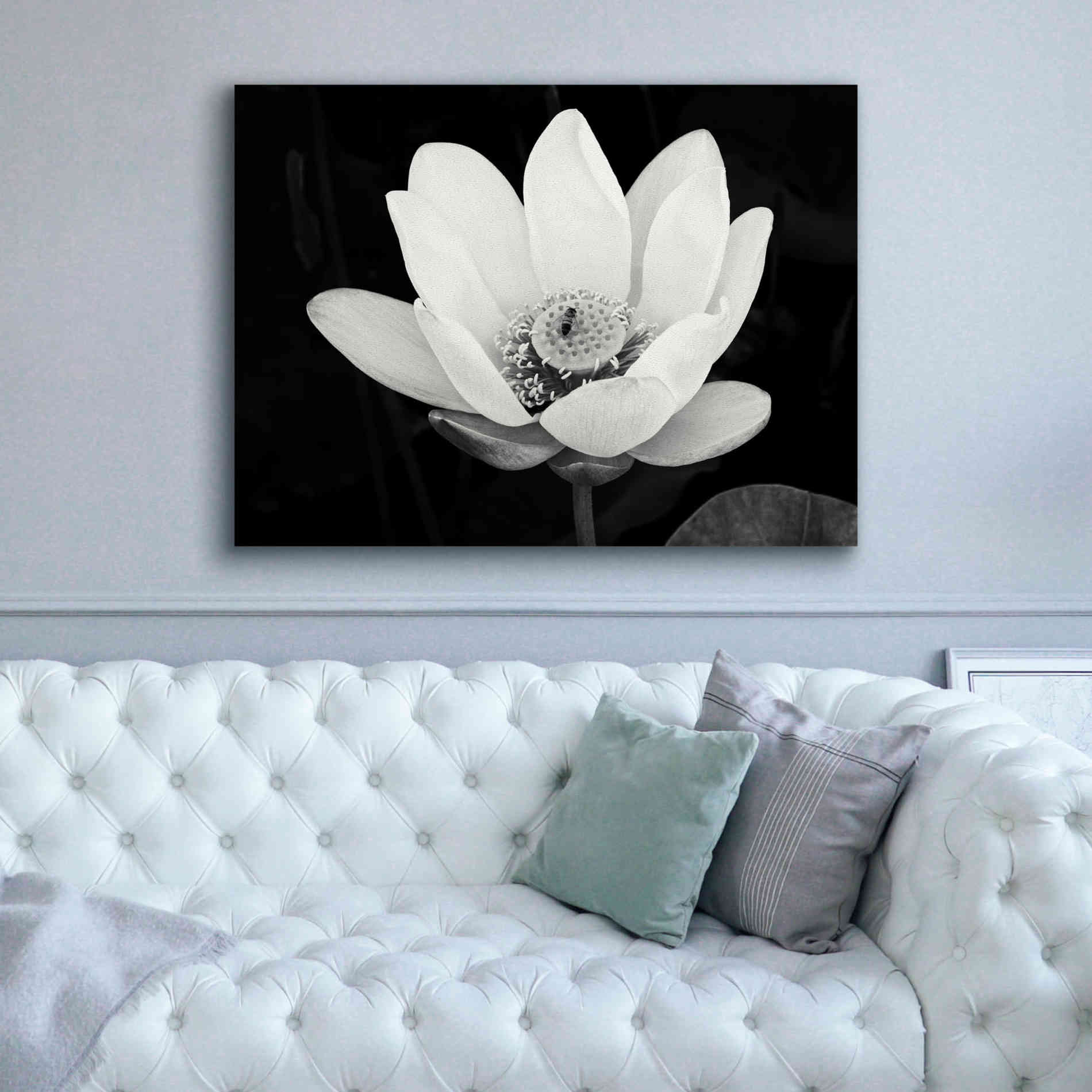 'Lotus Flower I v2' by Debra Van Swearingen, Canvas Wall Art,54 x 40