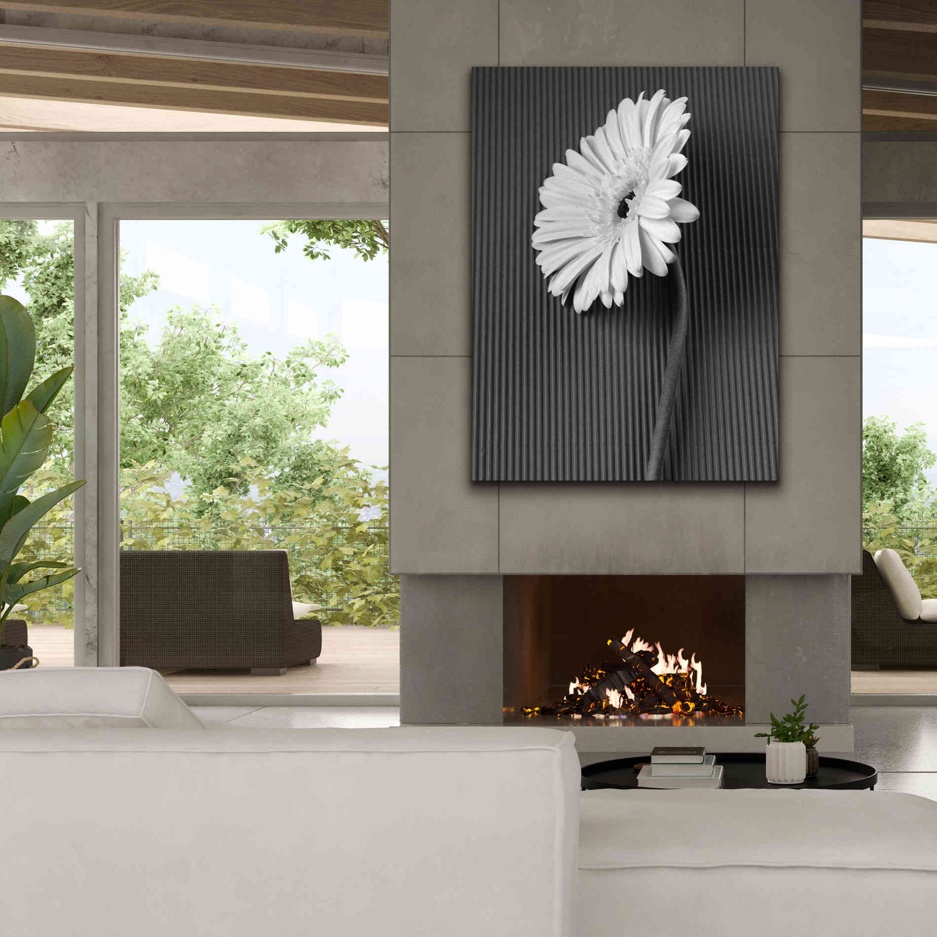 'Fresh Cut Daisy II' by Debra Van Swearingen, Canvas Wall Art,40 x 54
