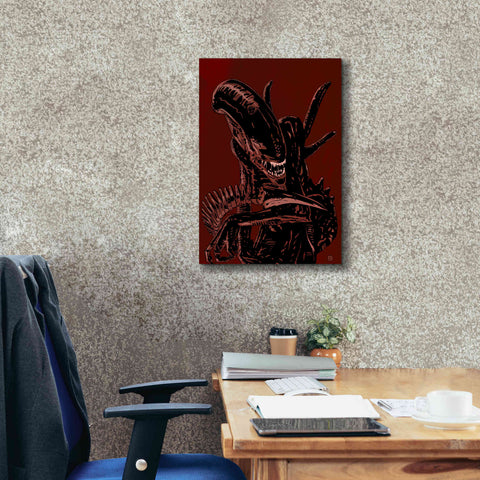 Image of 'Alien' by Giuseppe Cristiano, Canvas Wall Art,18 x 26