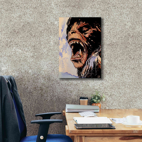 Image of 'An American Werewolf' by Giuseppe Cristiano, Canvas Wall Art,18 x 26