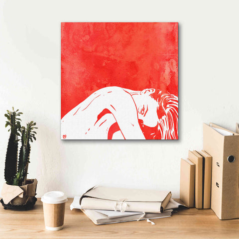 Image of 'August 1' by Giuseppe Cristiano, Canvas Wall Art,18 x 18