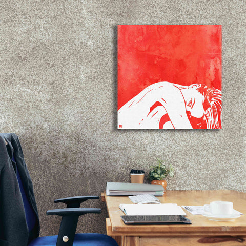Image of 'August 1' by Giuseppe Cristiano, Canvas Wall Art,26 x 26