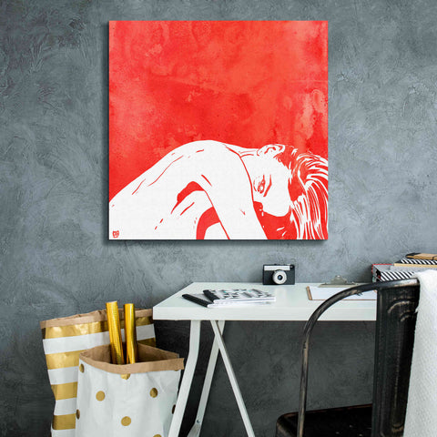 Image of 'August 1' by Giuseppe Cristiano, Canvas Wall Art,26 x 26