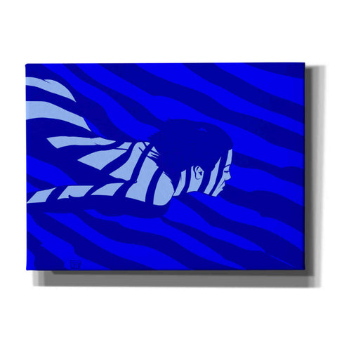 Image of 'Blue' by Giuseppe Cristiano, Canvas Wall Art