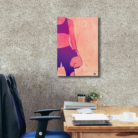 Image of 'Boxing Club 3' by Giuseppe Cristiano, Canvas Wall Art,18 x 26
