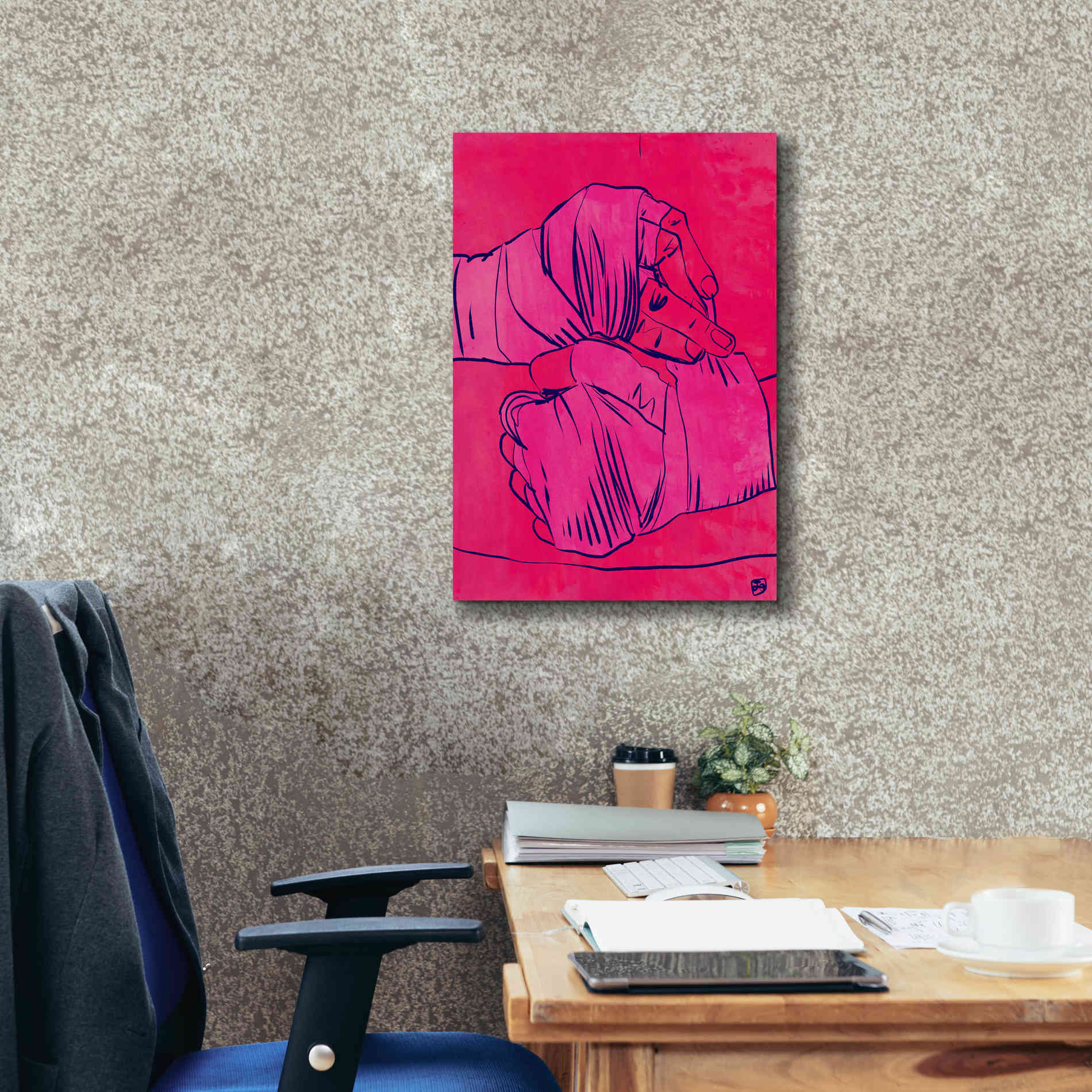 'Boxing Club 4' by Giuseppe Cristiano, Canvas Wall Art,18 x 26