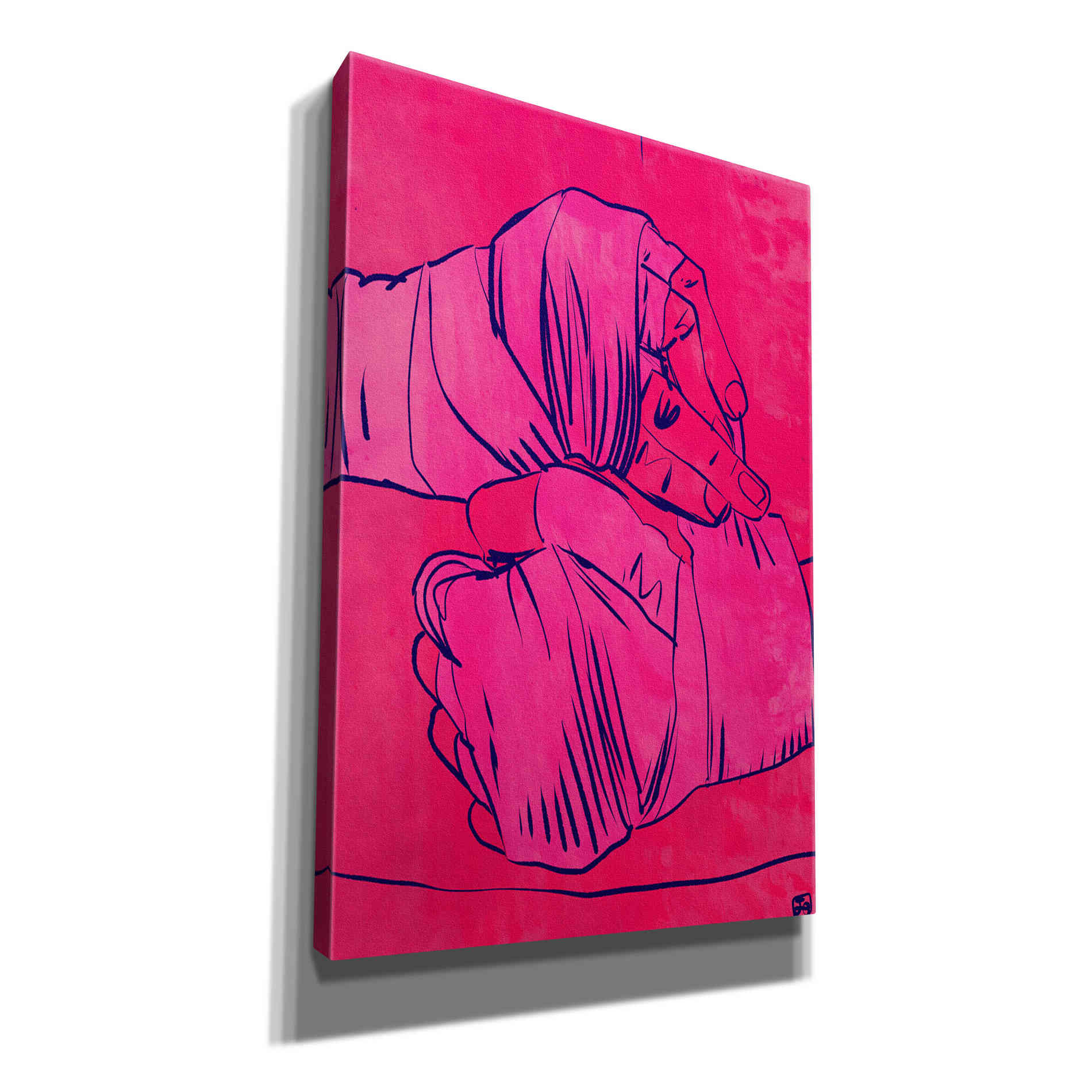 'Boxing Club 4' by Giuseppe Cristiano, Canvas Wall Art