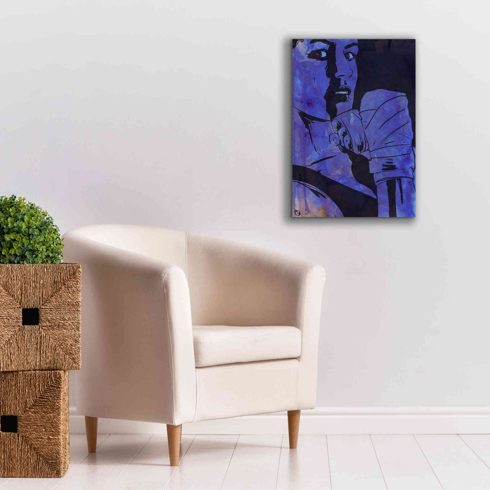 'Boxing Club 7' by Giuseppe Cristiano, Canvas Wall Art,18 x 26