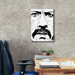 'Danny Trejo 2' by Giuseppe Cristiano, Canvas Wall Art,18 x 26