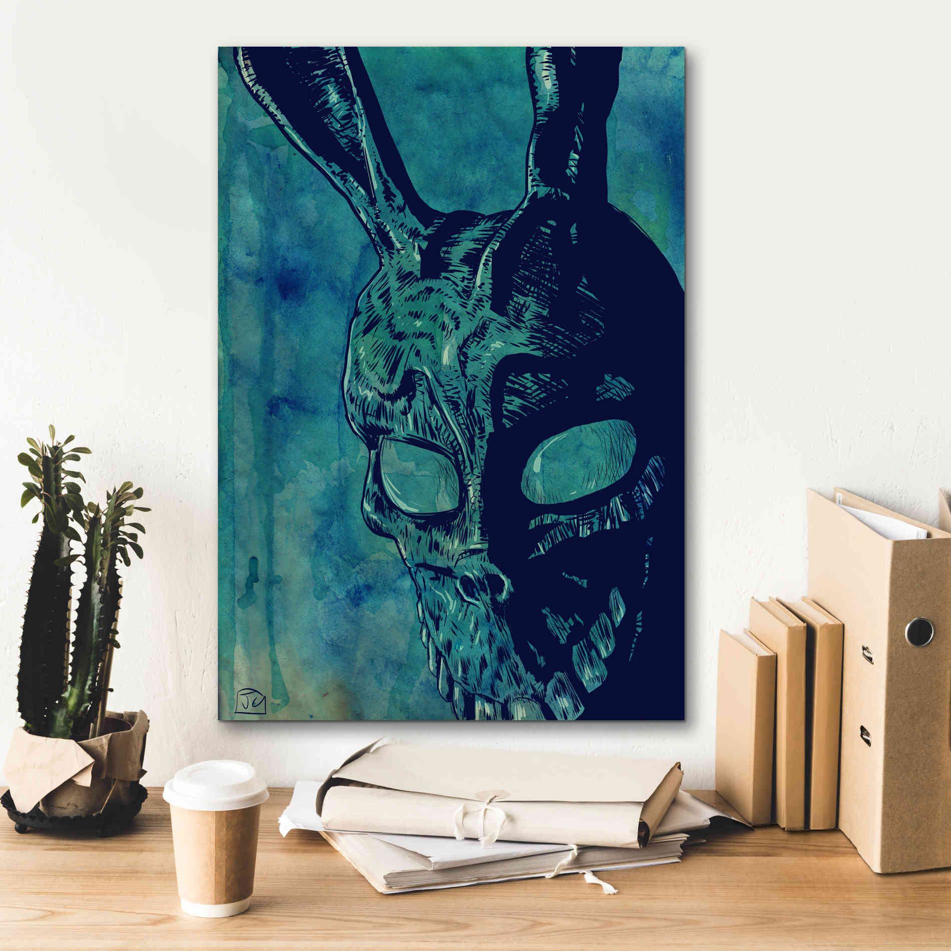 'Donnie Darko' by Giuseppe Cristiano, Canvas Wall Art,18 x 26