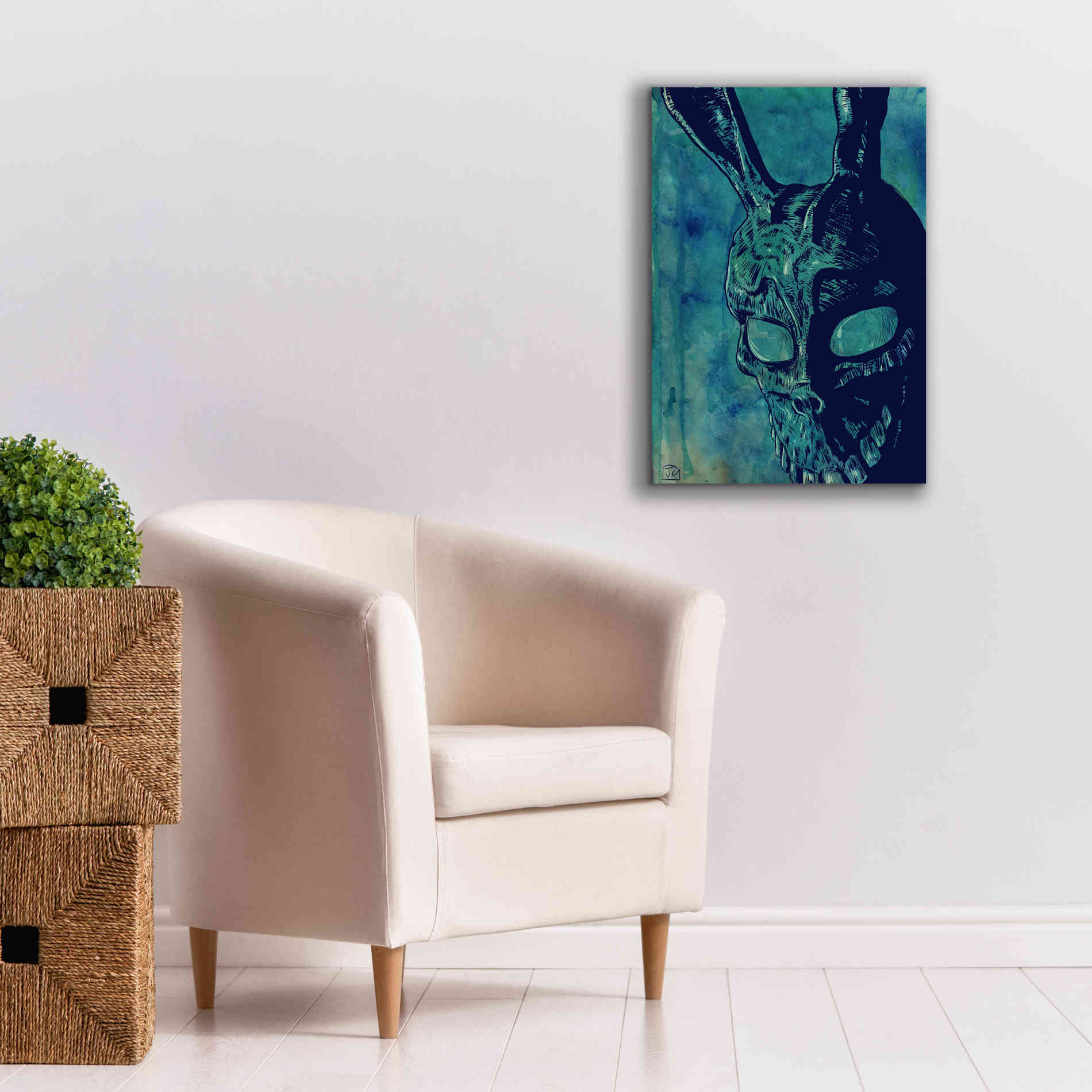 'Donnie Darko' by Giuseppe Cristiano, Canvas Wall Art,18 x 26