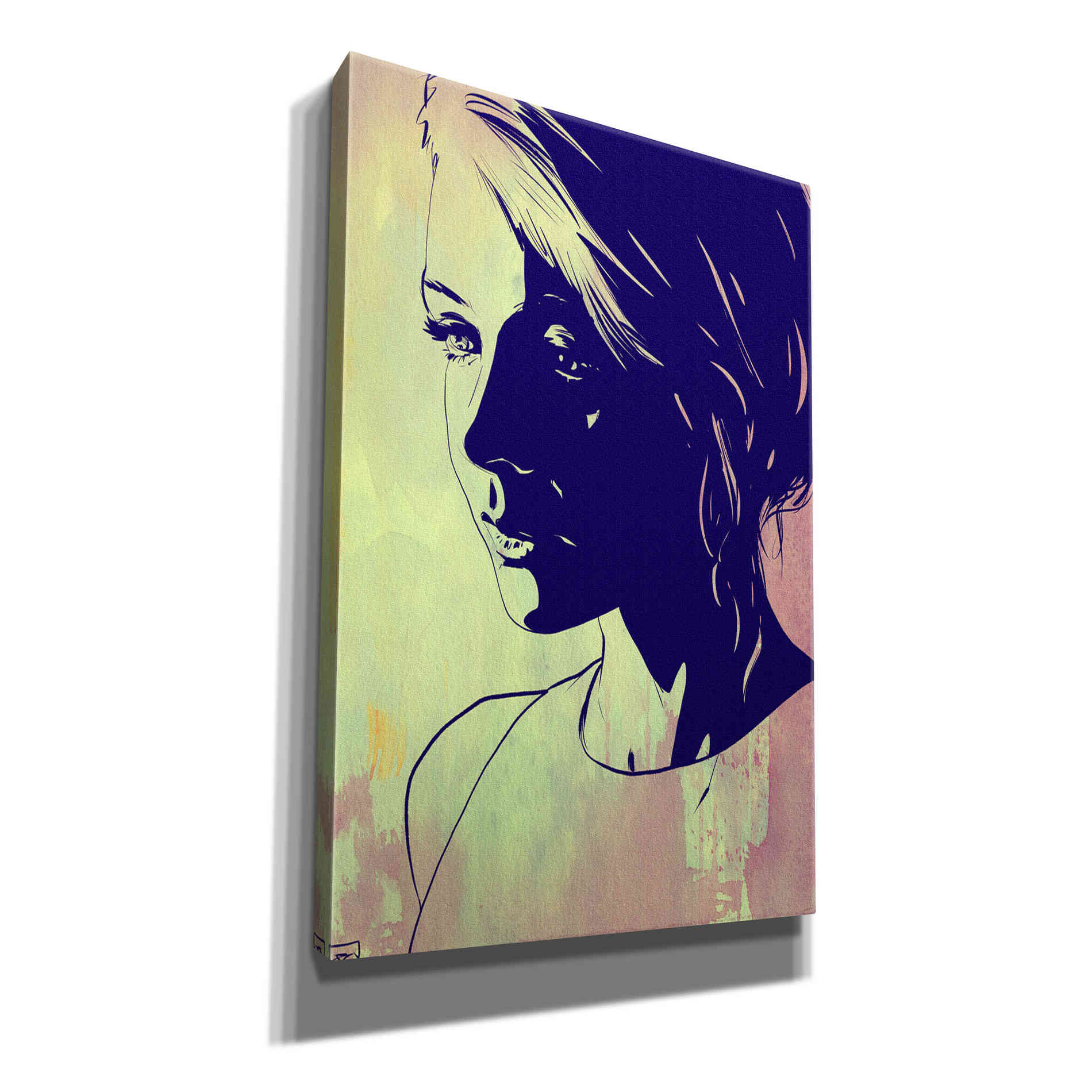 'Face' by Giuseppe Cristiano, Canvas Wall Art