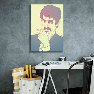 'Frank Zappa' by Giuseppe Cristiano, Canvas Wall Art,18 x 26