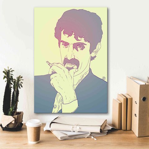 Image of 'Frank Zappa' by Giuseppe Cristiano, Canvas Wall Art,18 x 26
