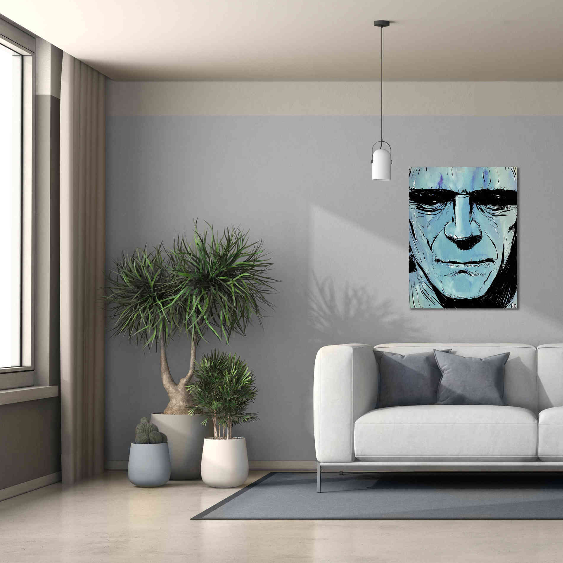 'Frankenstein' by Giuseppe Cristiano, Canvas Wall Art,26 x 34