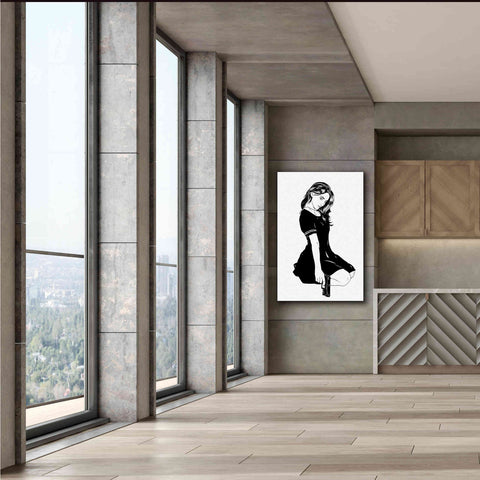 Image of 'Girl With Gun II' by Giuseppe Cristiano, Canvas Wall Art,40 x 60