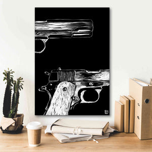 'Guns' by Giuseppe Cristiano, Canvas Wall Art,18 x 26