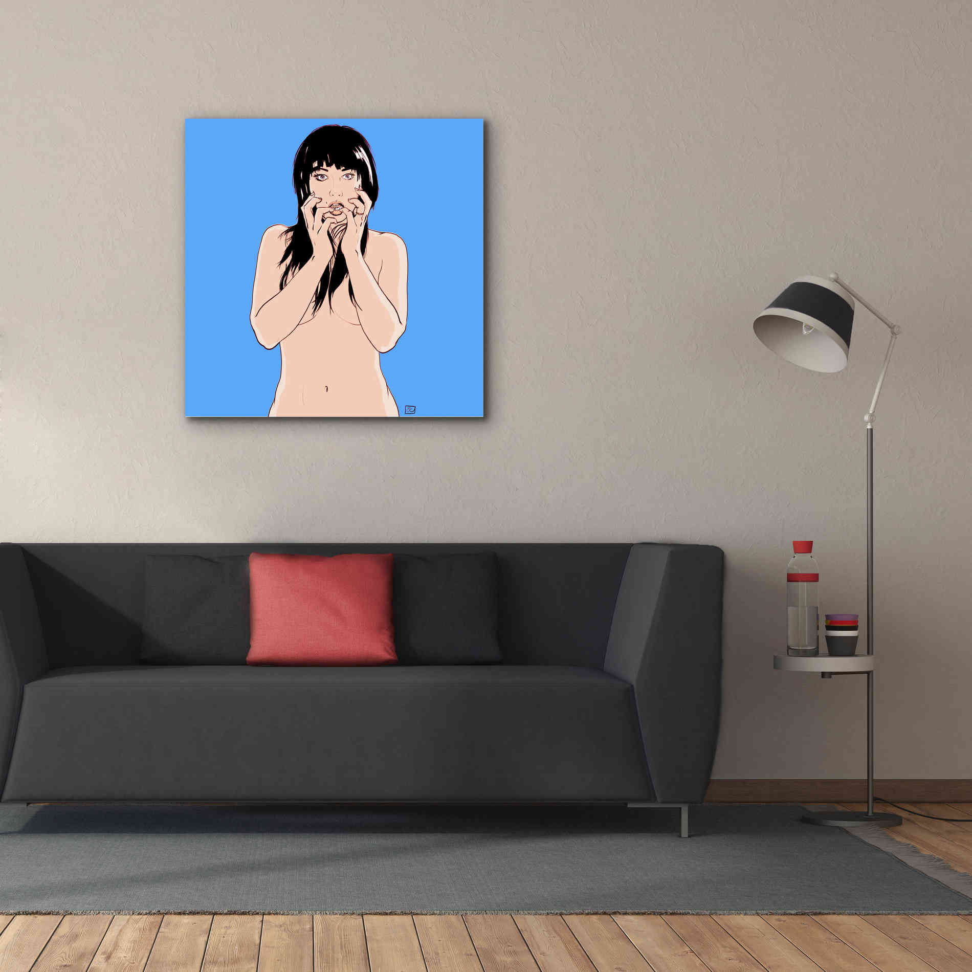 'Hands' by Giuseppe Cristiano, Canvas Wall Art,37 x 37