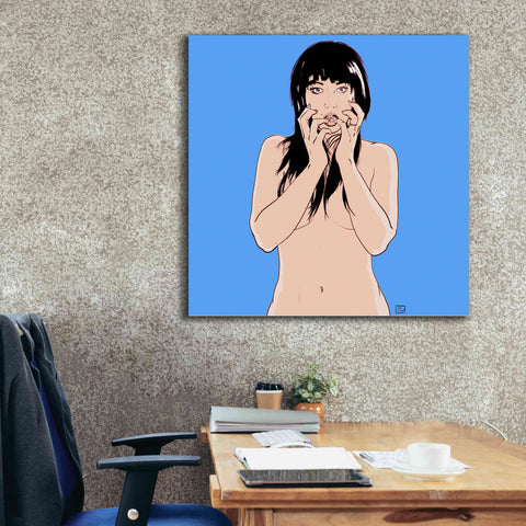 Image of 'Hands' by Giuseppe Cristiano, Canvas Wall Art,37 x 37