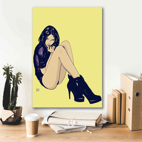 Image of 'Legs and Shoes' by Giuseppe Cristiano, Canvas Wall Art,18 x 26