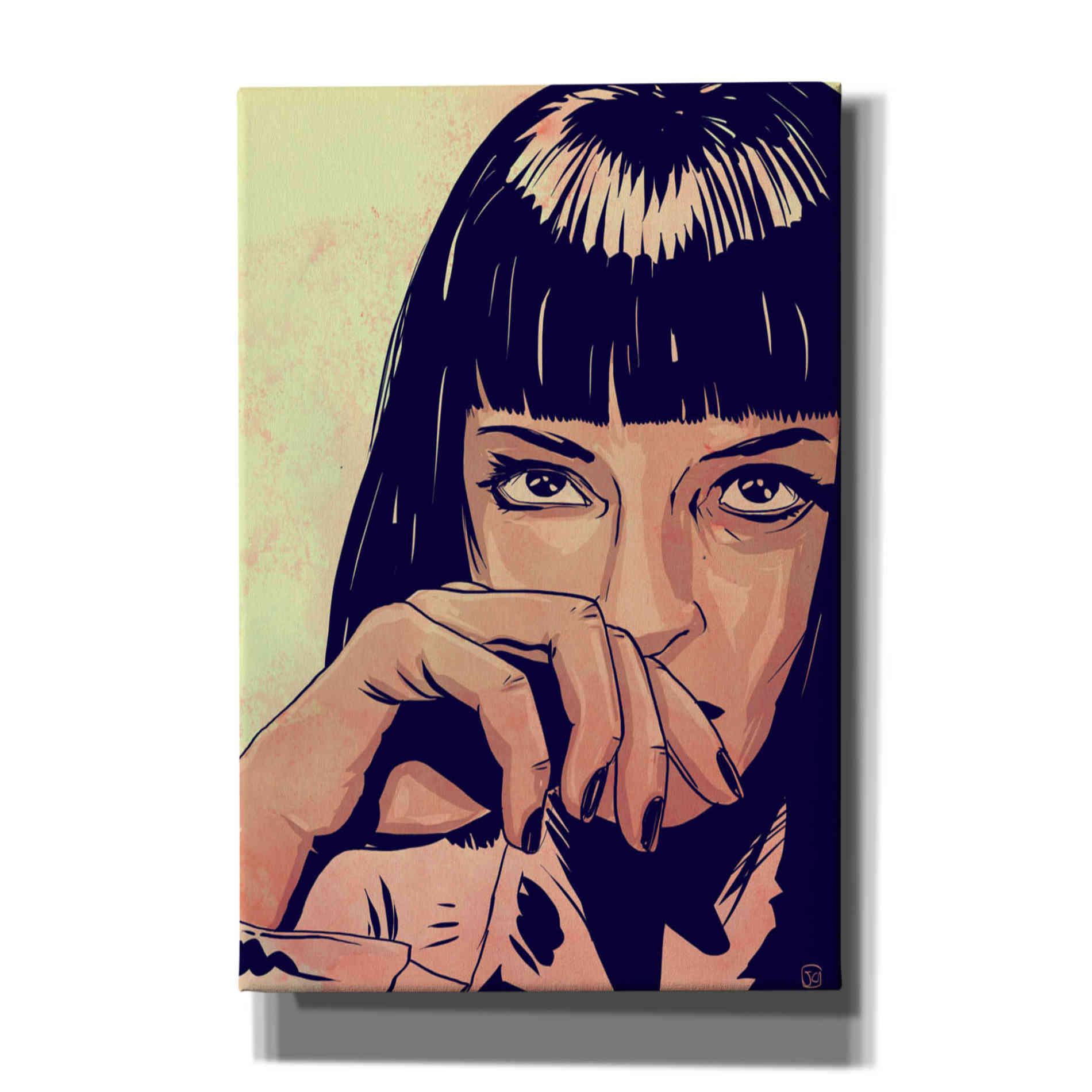 'Mia Wallace' by Giuseppe Cristiano, Canvas Wall Art
