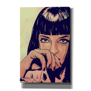 'Mia Wallace' by Giuseppe Cristiano, Canvas Wall Art